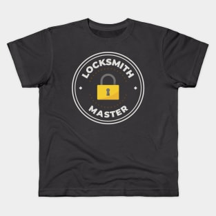 Locksmith master logo Kids T-Shirt